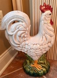 41. Ceramic Rooster (19")