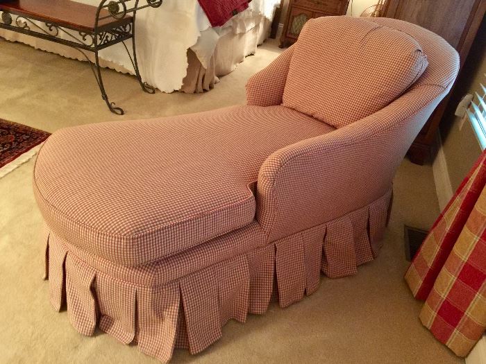 106. Custom Upholstered Chaise lounge (30" x 60" x 30")