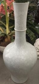 174. Dove Grey Porcelain Vase (26")