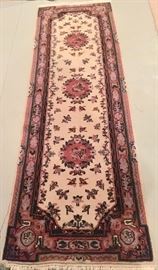 248. Hand Knotted Wool Runner (2'7" x 8')