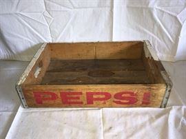 Vintage Wooden Pepsi Crate