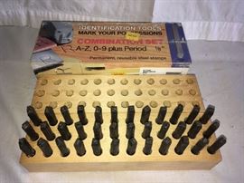 Letter/Number Punch Set