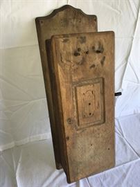 Antique Wooden Wall Phone Box