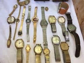 Assorted Vintage Wrist Watches