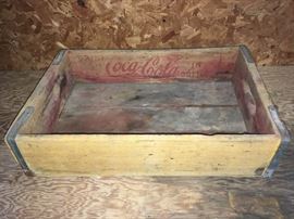 Vintage Wooden Coke Crate