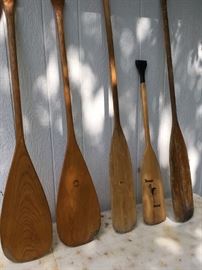 Wooden Paddles/Oars