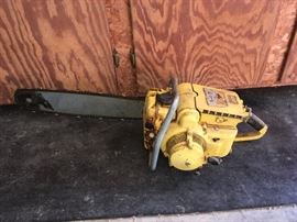 Vintage McCulloch Chain Saw
