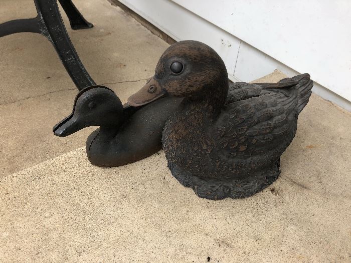 cast iron ducks