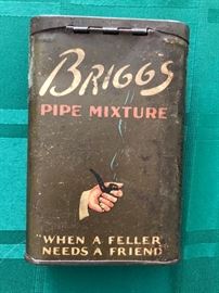 Briggs Pipe Mixture vintage tin