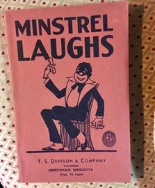 Minstrel Laughs book, Printed in 1927
