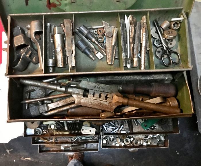 Antique Tools and tool box