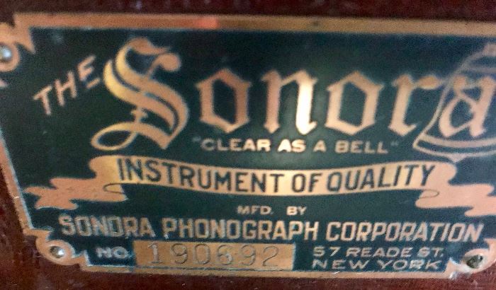 Vintage Sonora Phonograph