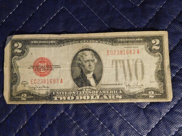 1928 Red Seal Note