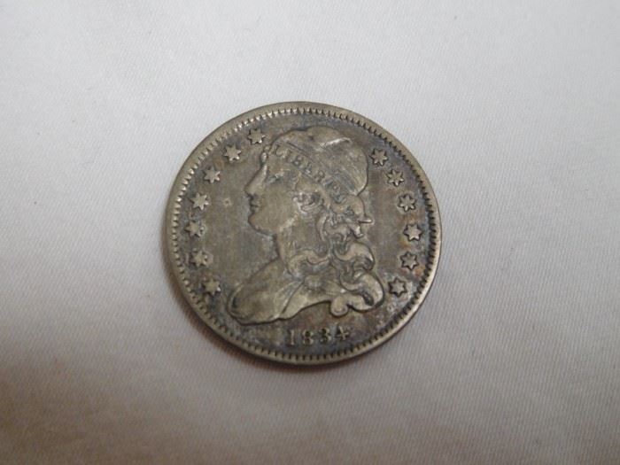 1834 25 c. (One Quarter Dollar)