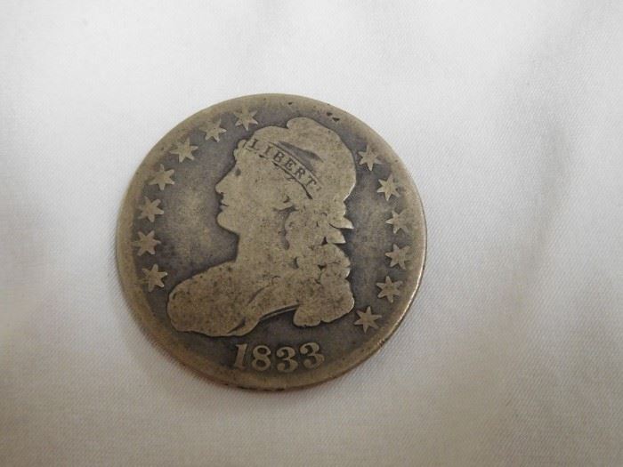 1833 50 c. (Half Dollar)