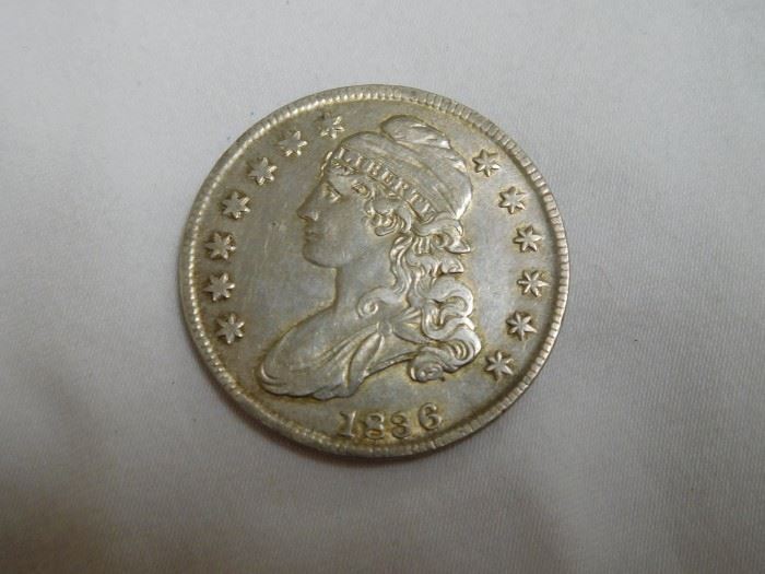 1836 50 c. Half Dollar