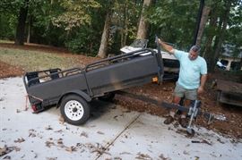 4.5 x 7.5 dump trailer .... Hunting season is here !!!