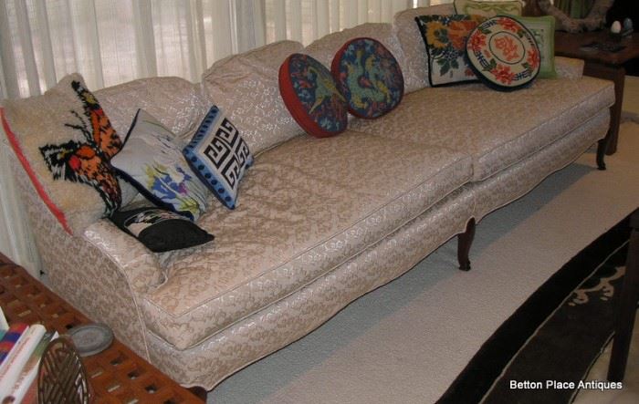 Large 7 foot Decadent Down Filled Sofa