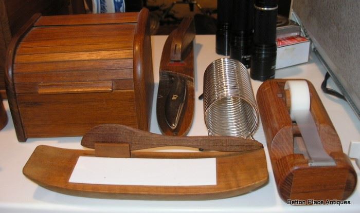 A LOT of MCM Teak Kitchenware and more