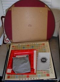 Vintage Scrabble Board and Game