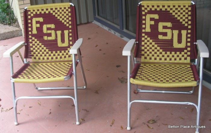 FSU Yarn woven chair seats
