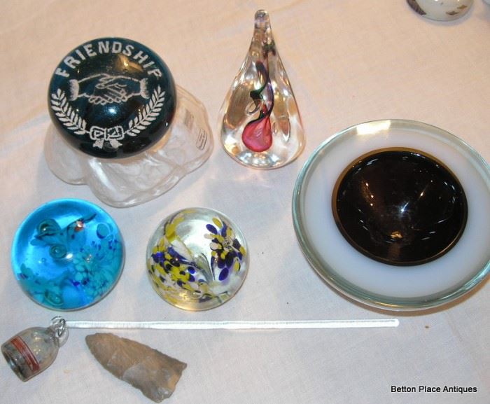Murano Glass, Arrowhead, Paperweights and more