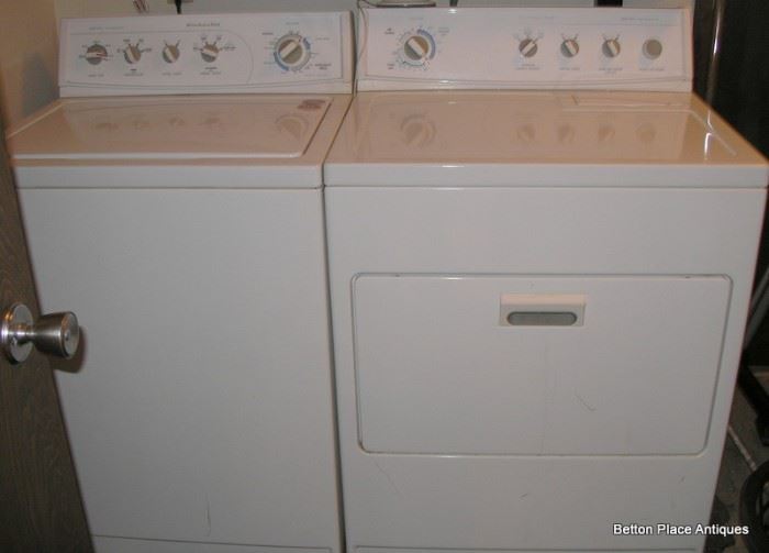 Kitchen Aid Washer and Dryer