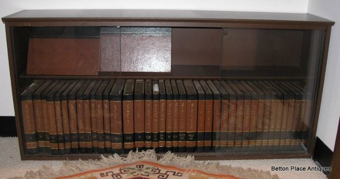 Bookcase with World Cylopedias in