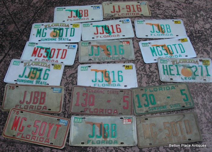 Lots of Tags, personal MG Car tags also, take a look