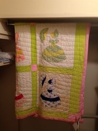 Vintage hand-made quilt