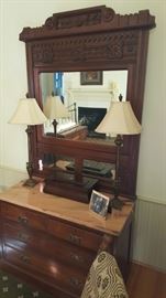 Victorian marble-top dresser