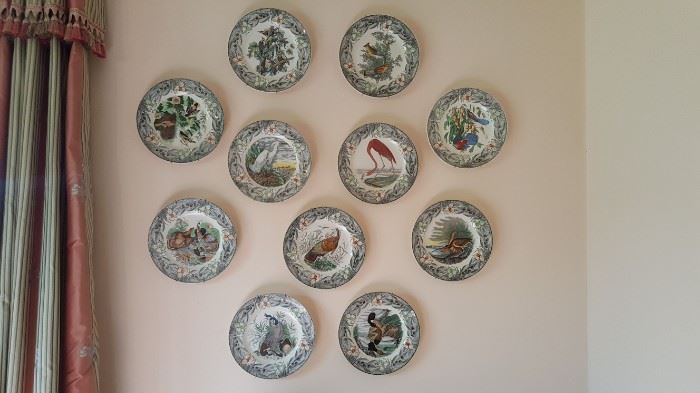 Audubon bird plates by Adams/England