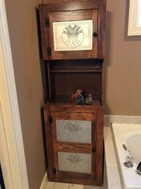 Stamped Tin Cabinet $ 140.00