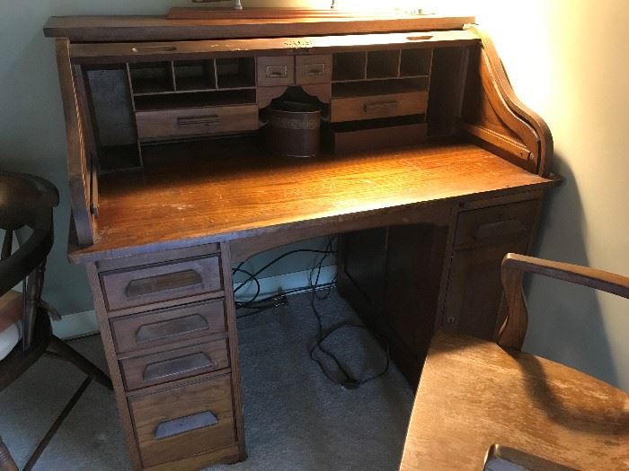 Antique Roll Top Desk $ 320.00