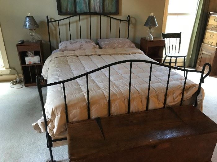 Metal Frame Bed (bedding NOT included) $ 180.00