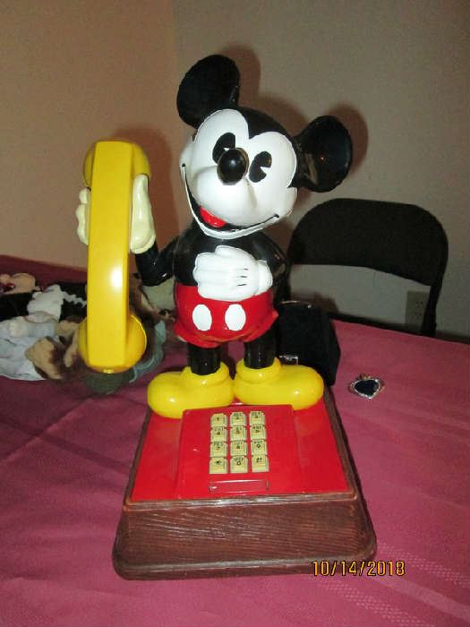 Mickey Mouse phone circa 70's