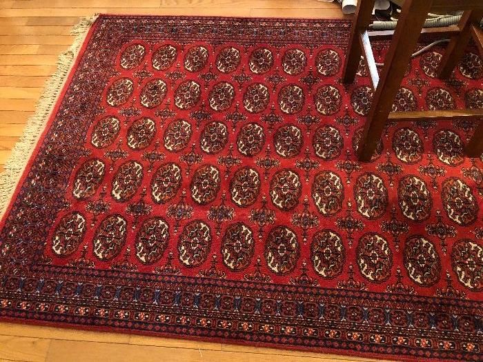 ONE OF SEVERAL ORIENTAL RUGS