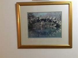 Framed and matted picture