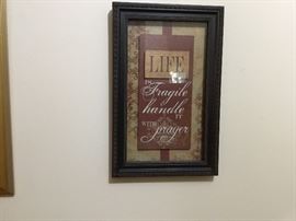Framed & matted picture