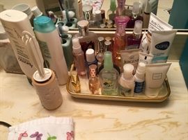 Creams, perfumes and colognes