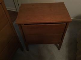 Mid century modern matching nightstand to dresser