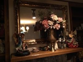 Lovely mirror with decor items