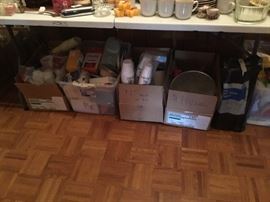 Boxes and boxes and boxes all over the house!