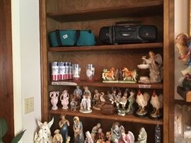 Living Room - lots of statues and collectibles