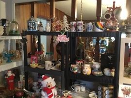 Living Room - lots of statues and collectibles