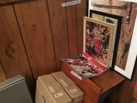 Storage, calendars, pictures
