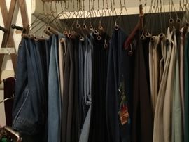 Large closet in bedroom