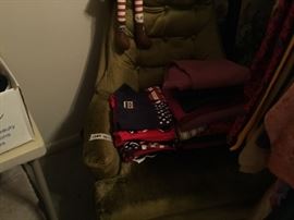Garage has room off to left at entrance - these are items in this room