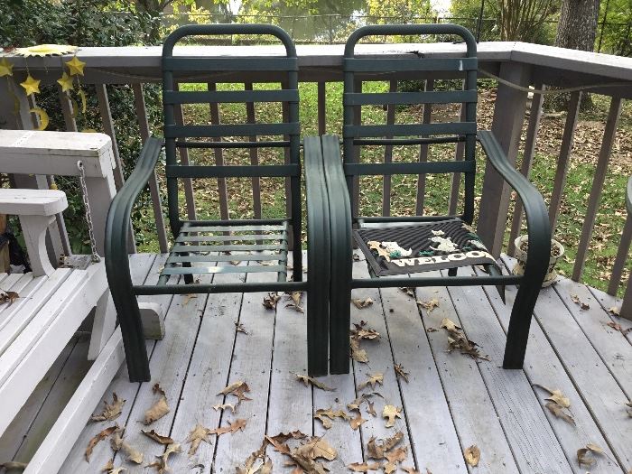 Patio chairs - has cushions available