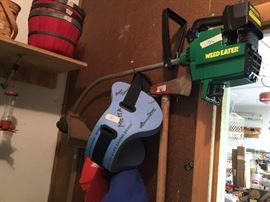 Garage has room off to left at entrance - these are items in this room
